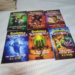 GOOSEBUMPS EUC PAPERBACK SET OF 6 SLAPPYWORLD SERIES BOOK SET